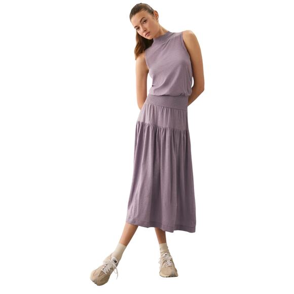 NATION LTD MARGOT TURTLENECK TANK DRESS FRENCH VIOLET WOMEN SIZE SMALL - Picture 14 of 14